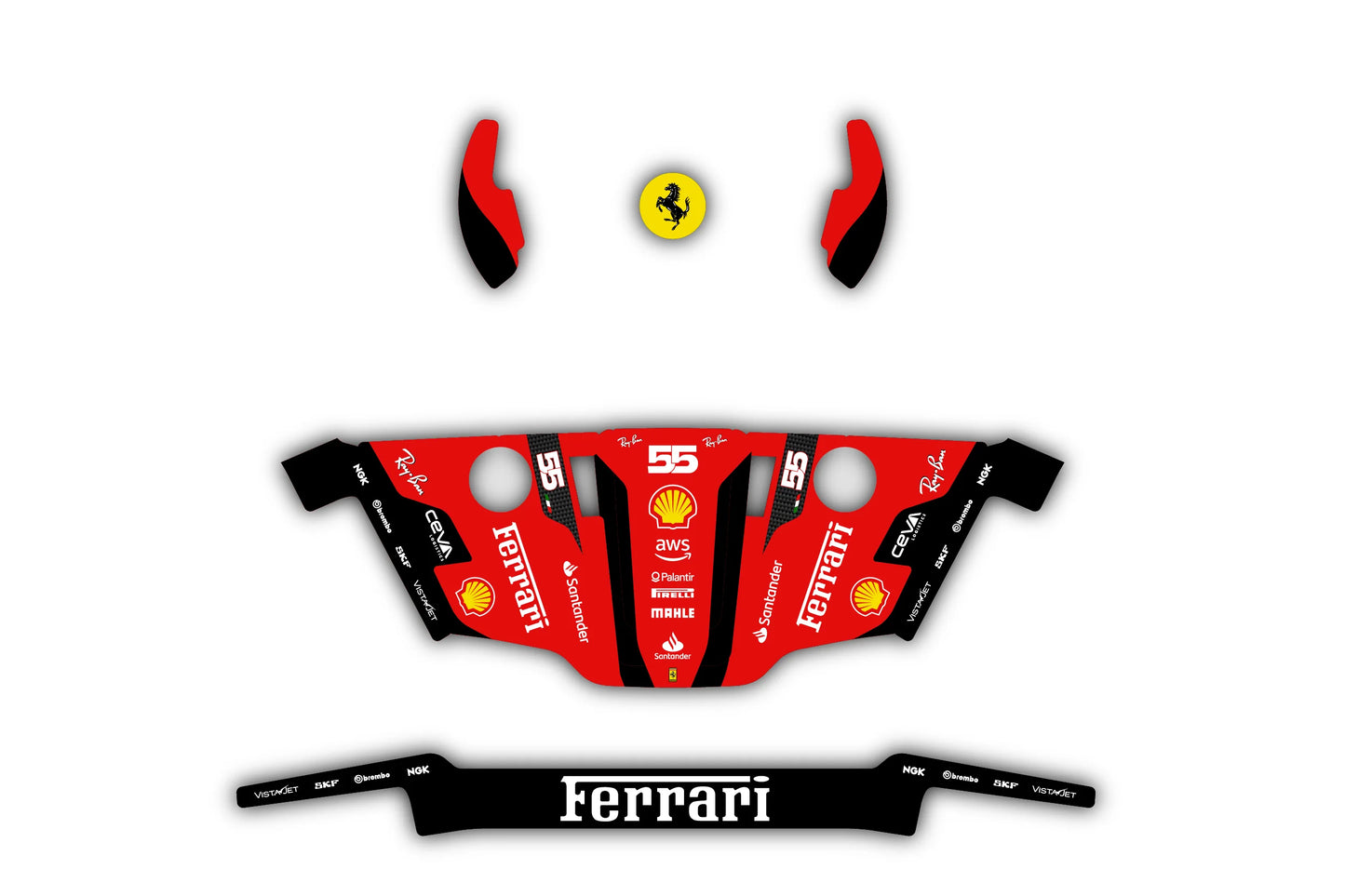 "Ferrari F1" Kit Skin Adhesivos Logitech G29/G920/G923/G27/G25