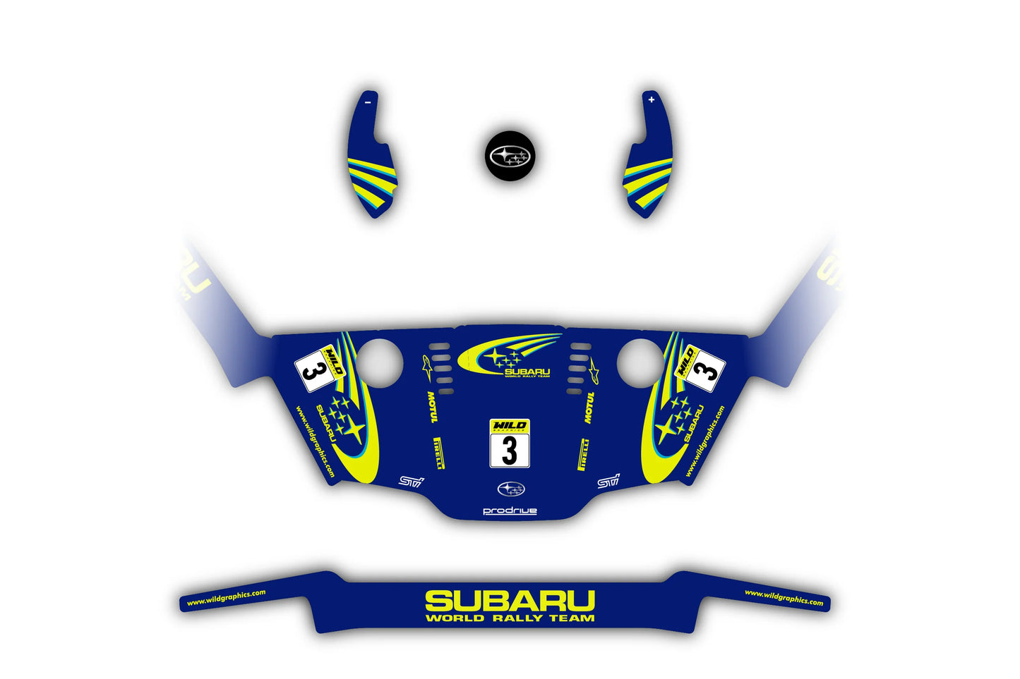 "Subaru WRC" Kit Skin Adhesivos Logitech G29/G920/G923/G27/G25
