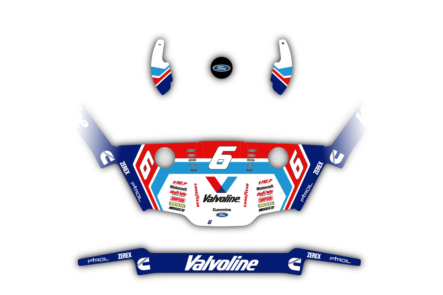 "Mark Martin - Valvoline" Kit Skin Adhesivos Logitech G29/G920/G923/G27/G25