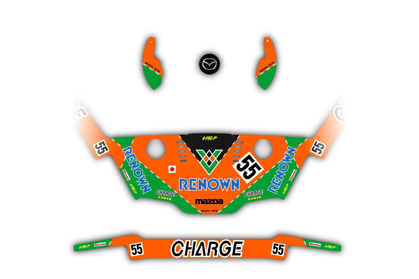 "Mazda 787B" Kit Skin Adhesivos Logitech G29/G920/G923/G27/G25